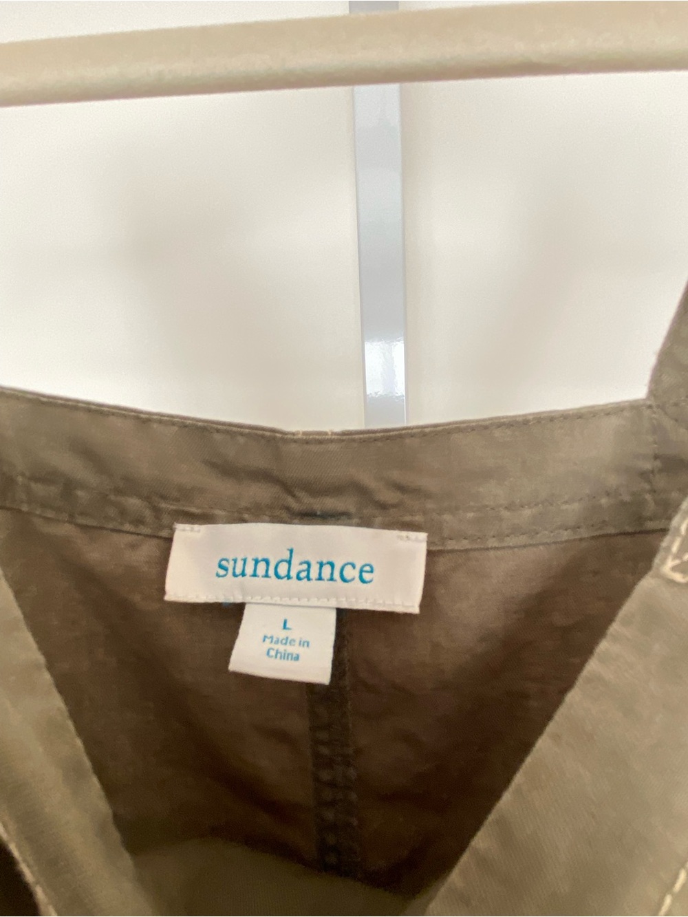 Sundance Olive Green Overalls Large - Picture 3 of 11